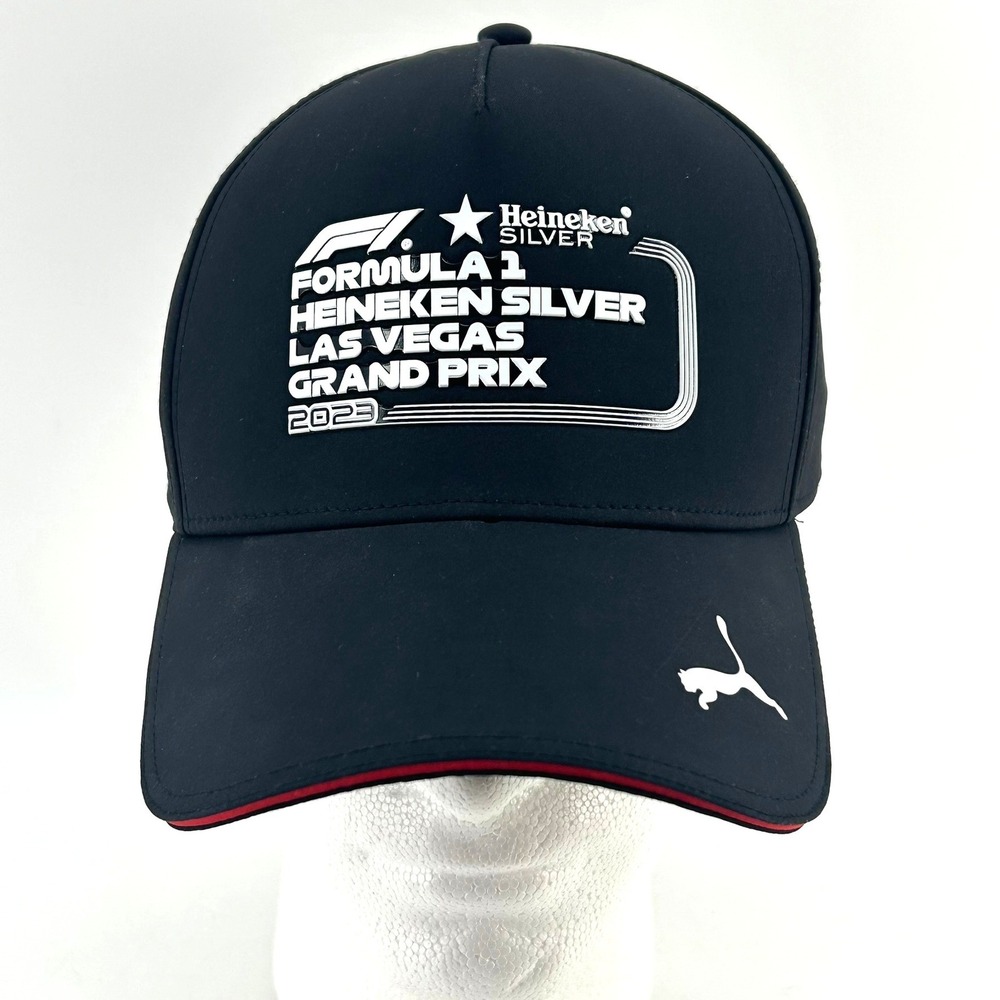 Puma Formula 1 Heineken Silver Las Vegas Grand Prix 2023 Hat Black Snapback